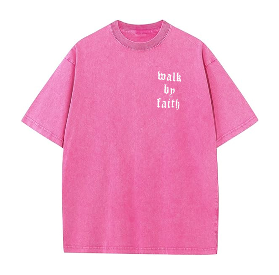  Jesus Pint Pattern Crew Neck T-Shirt