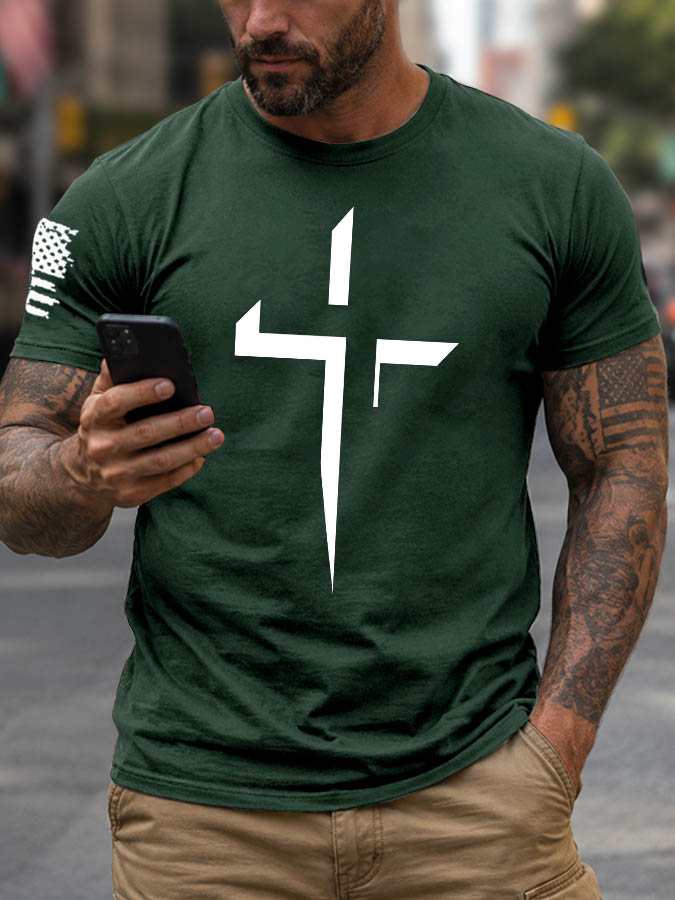 Bold Cross Christian T-Shirt