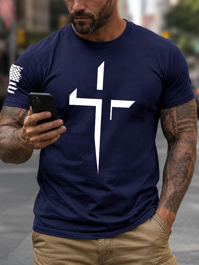 Bold Cross Christian T-Shirt