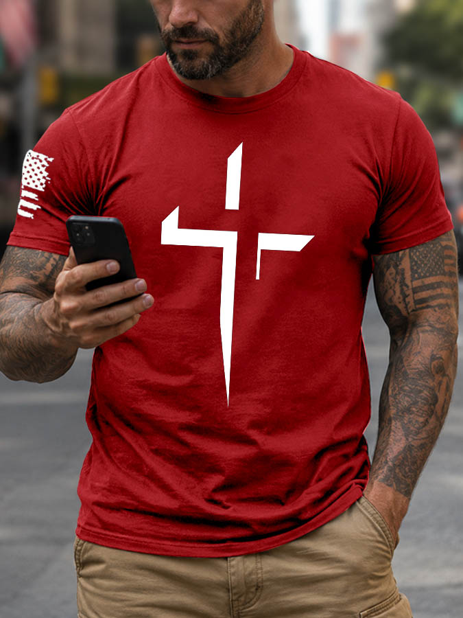 Bold Cross Christian T-Shirt