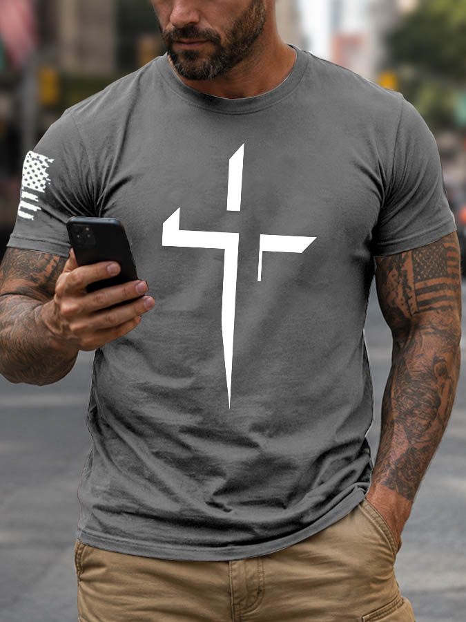 Bold Cross Christian T-Shirt