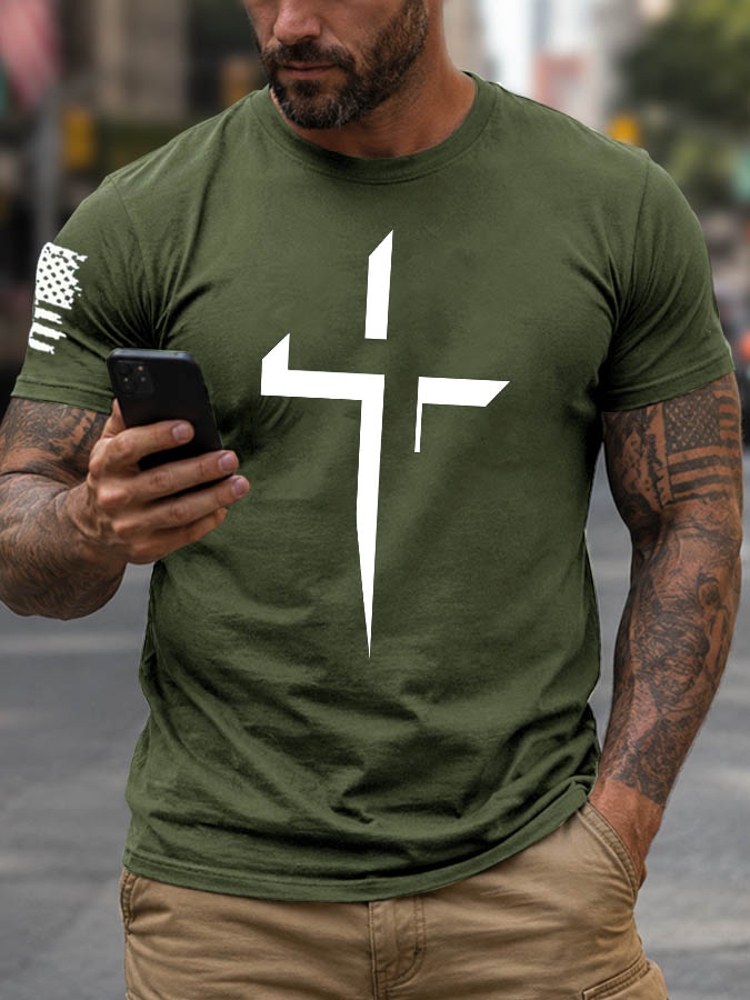 Bold Cross Christian T-Shirt