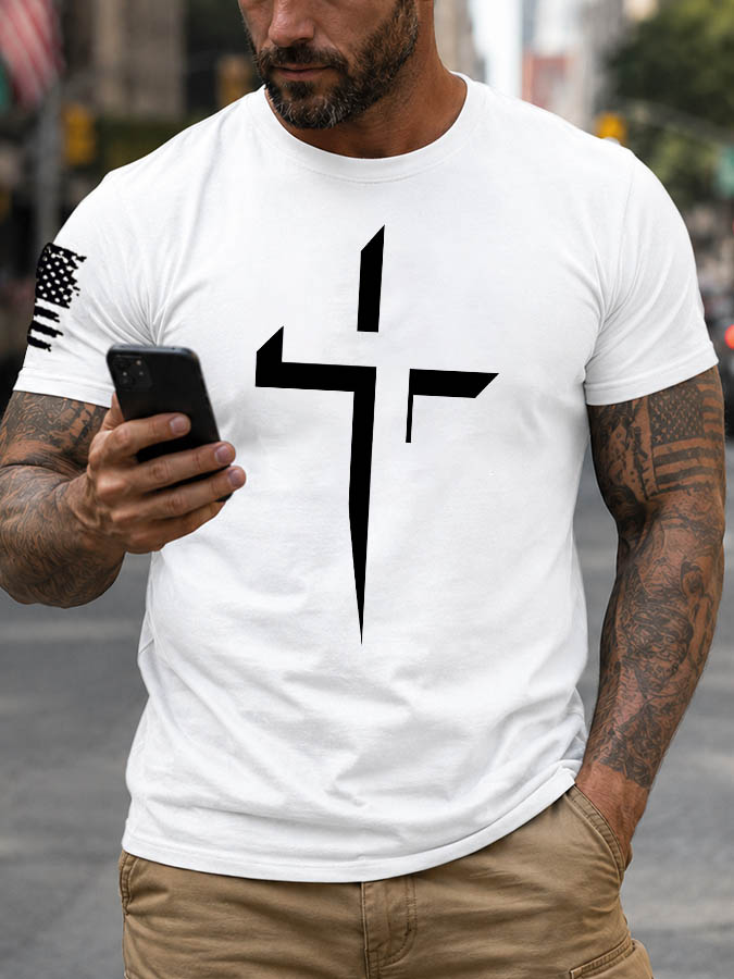 Bold Cross Christian T-Shirt