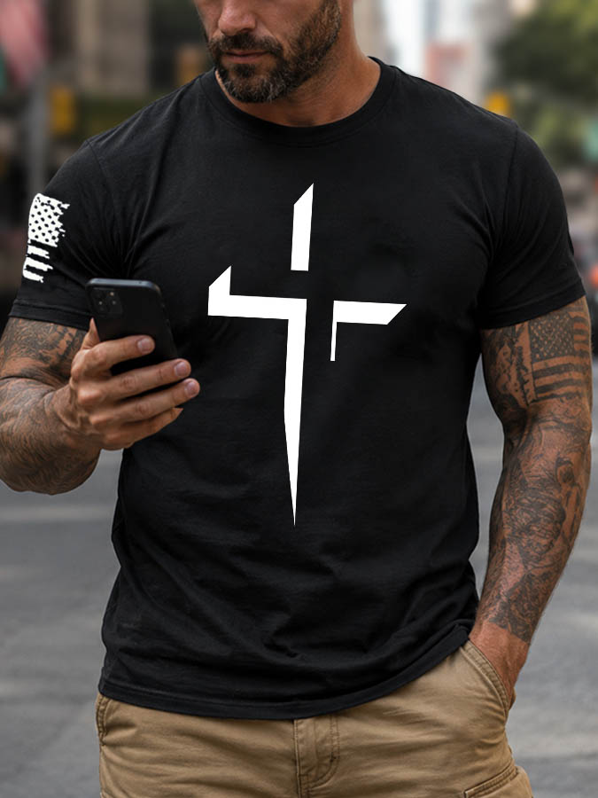 Bold Cross Christian T-Shirt