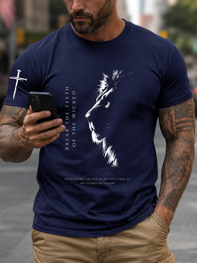 Break the Teeth of the Wicked — Psalm 58:6 T-Shirt
