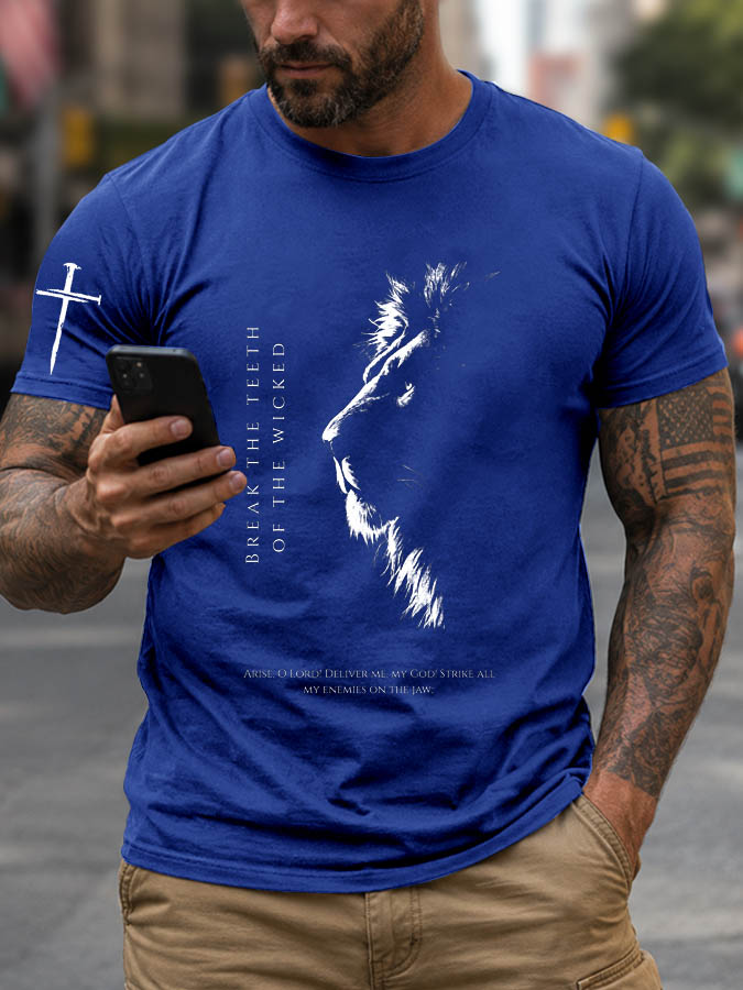 Break the Teeth of the Wicked — Psalm 58:6 T-Shirt
