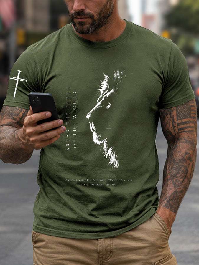 Break the Teeth of the Wicked — Psalm 58:6 T-Shirt