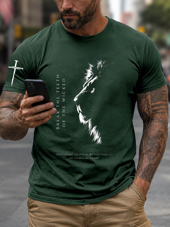 Break the Teeth of the Wicked — Psalm 58:6 T-Shirt