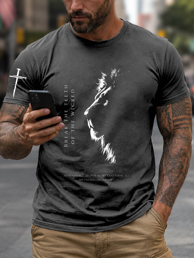 Break the Teeth of the Wicked — Psalm 58:6 T-Shirt