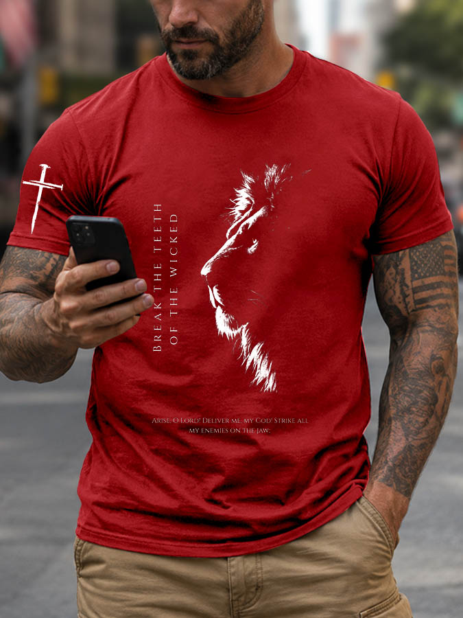 Break the Teeth of the Wicked — Psalm 58:6 T-Shirt