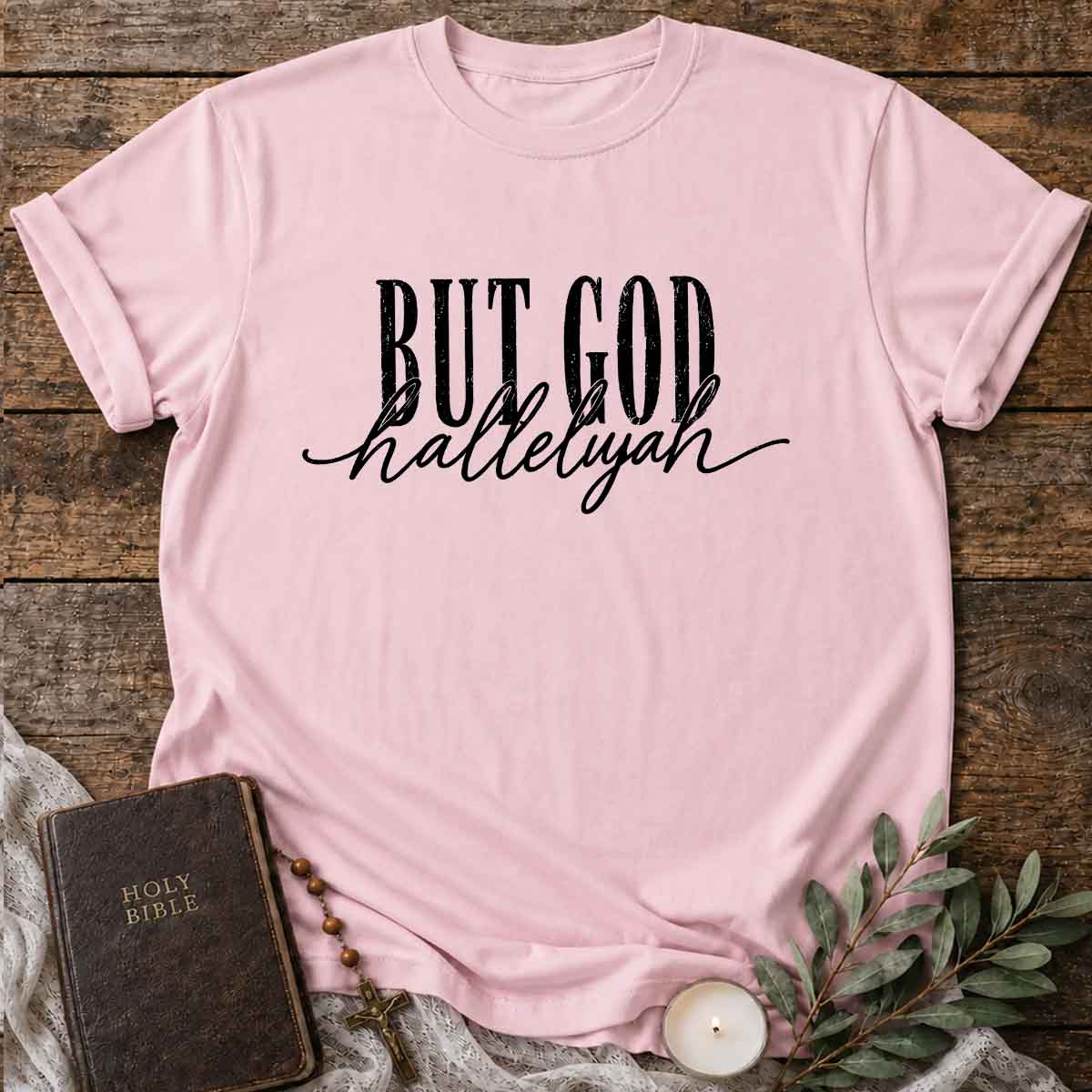 But God Pattern 100% Cotton T-Shirt