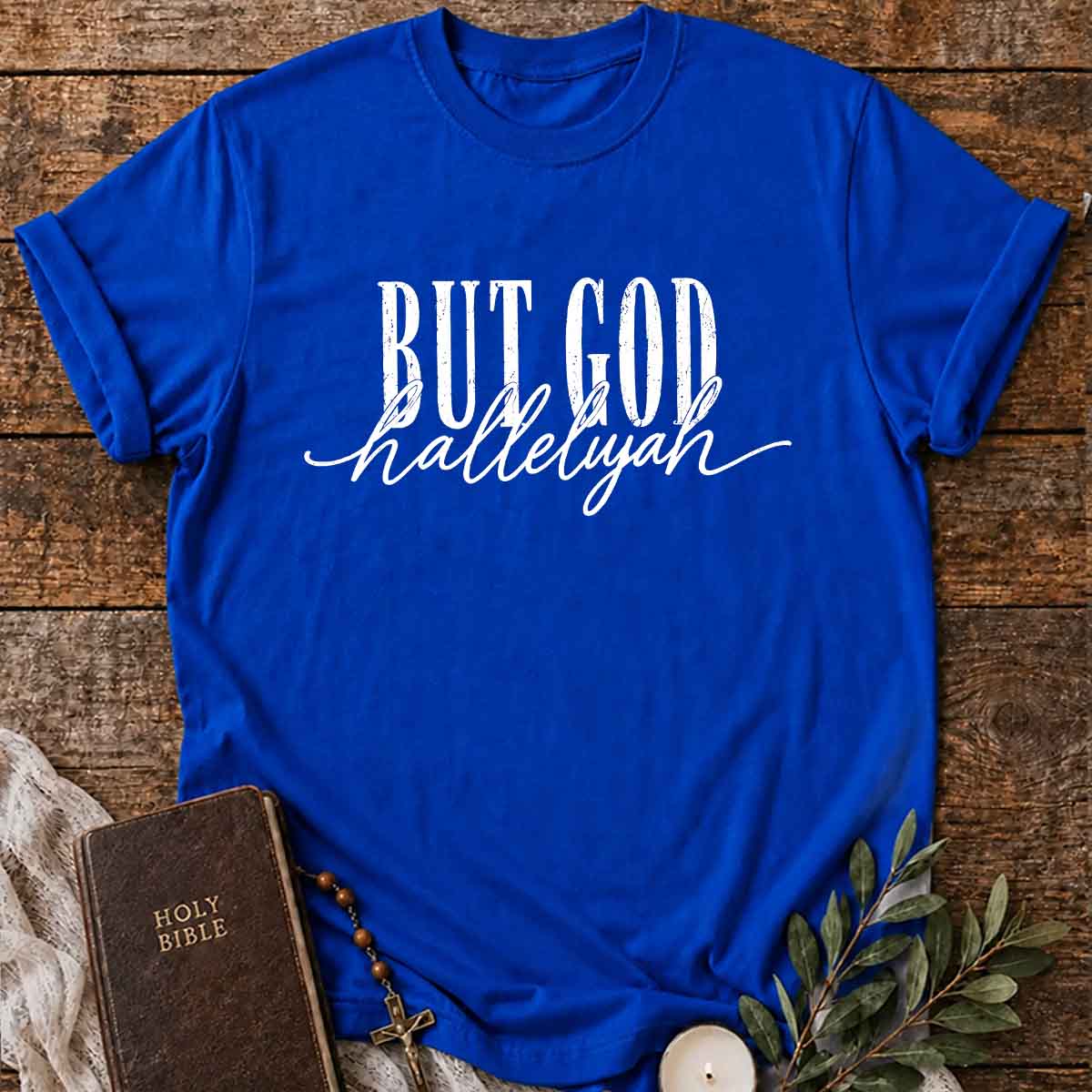 But God Pattern 100% Cotton T-Shirt