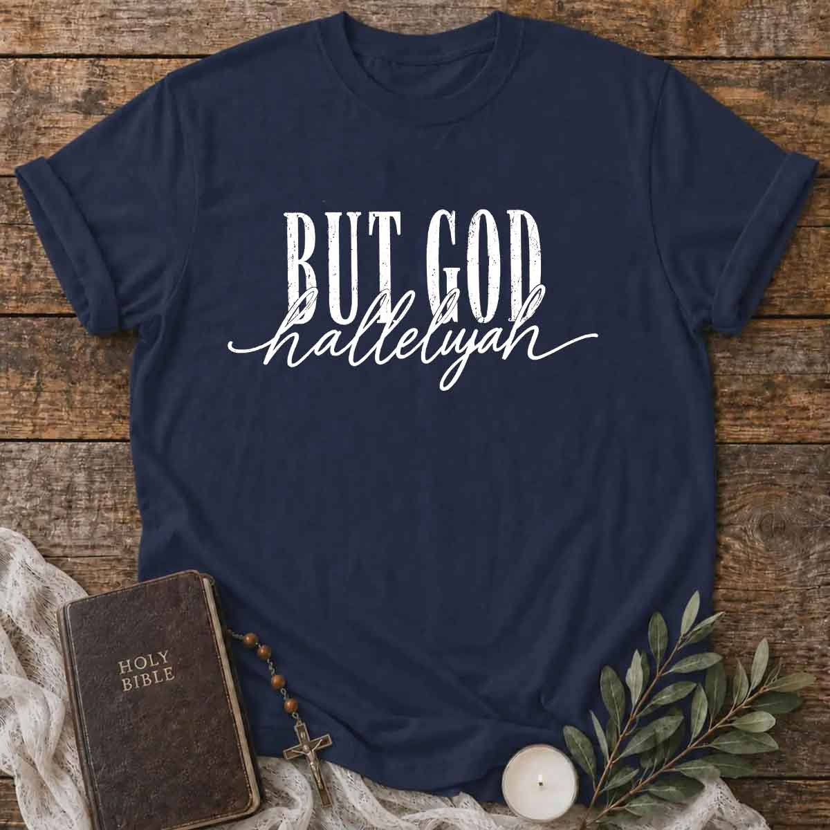 But God Pattern 100% Cotton T-Shirt