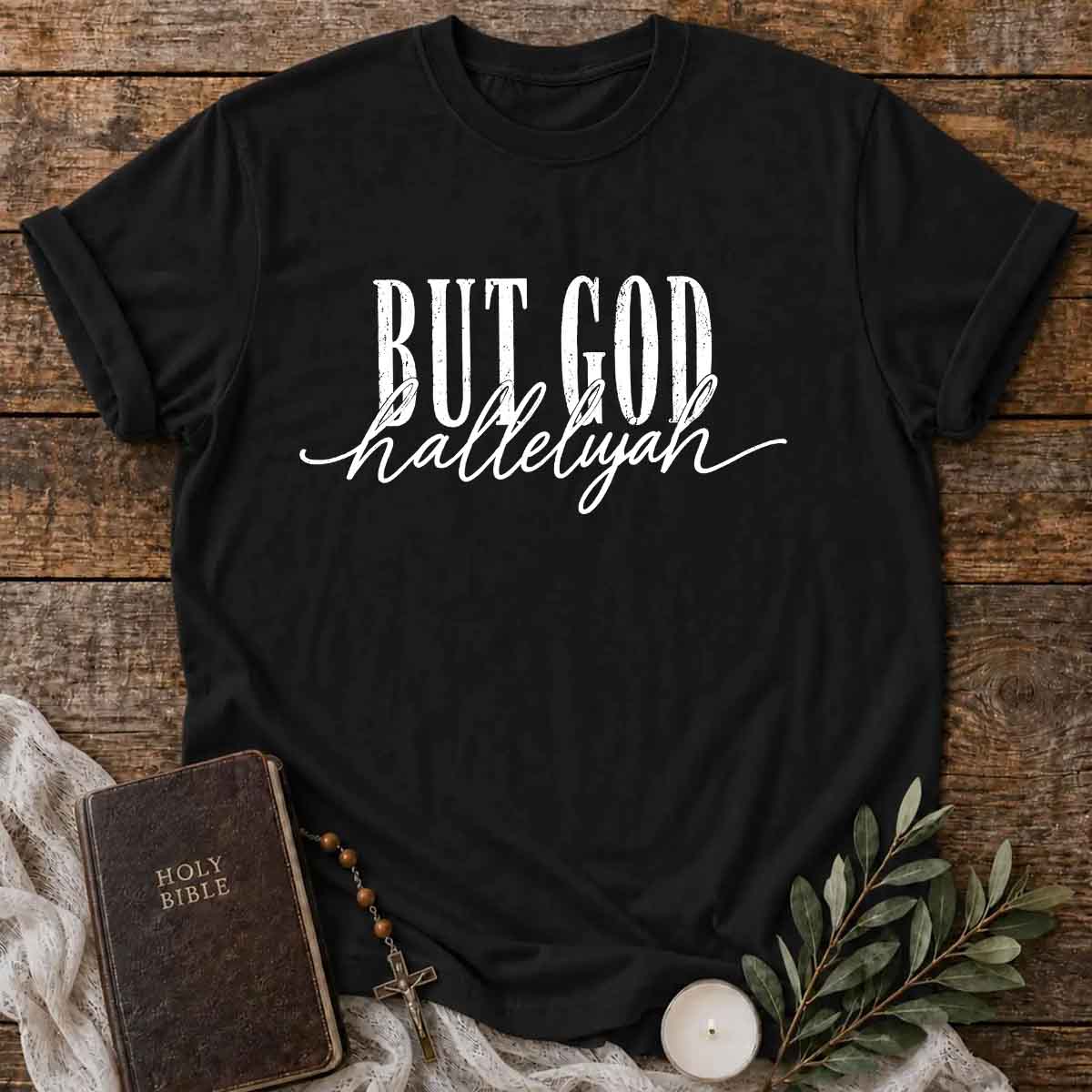 But God Pattern 100% Cotton T-Shirt