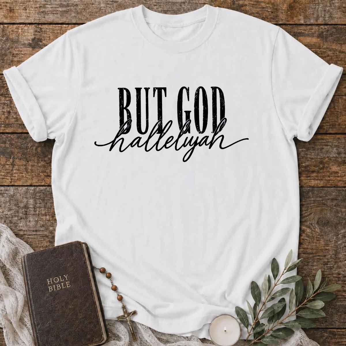 But God Pattern 100% Cotton T-Shirt
