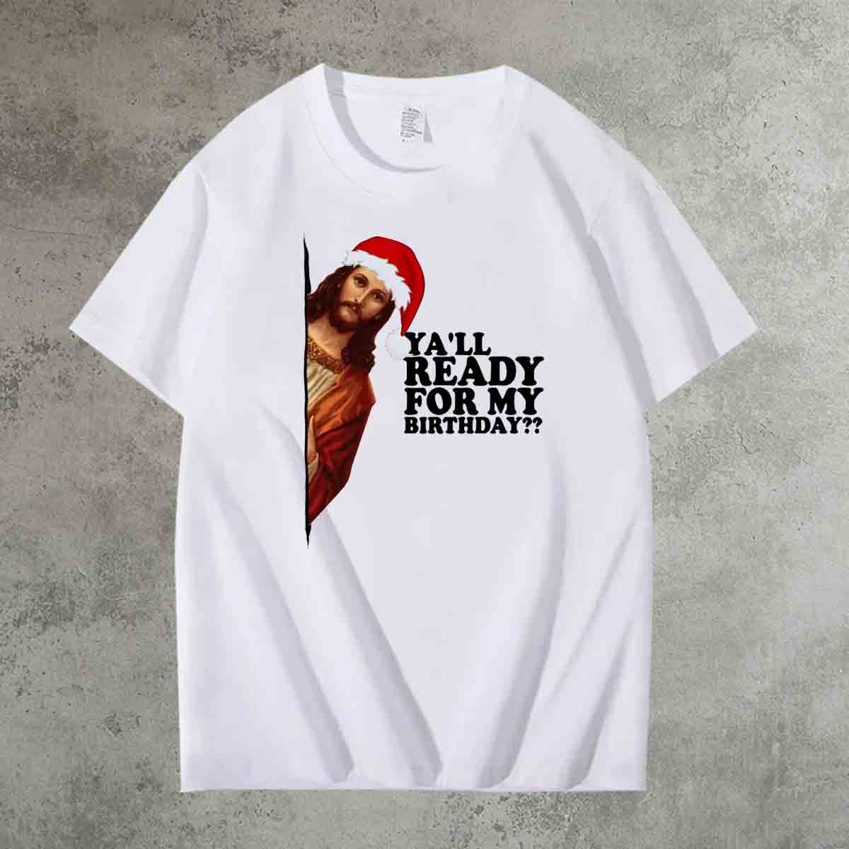 Ready For My Birthday Pattern 100% Cotton T-Shirt