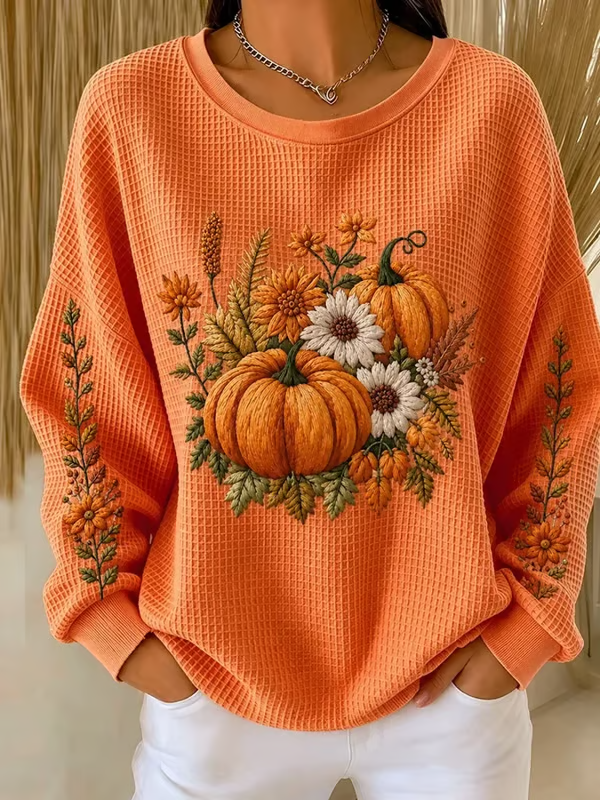 Women's Hallowee  Pattern Comfortable Sweatshirt