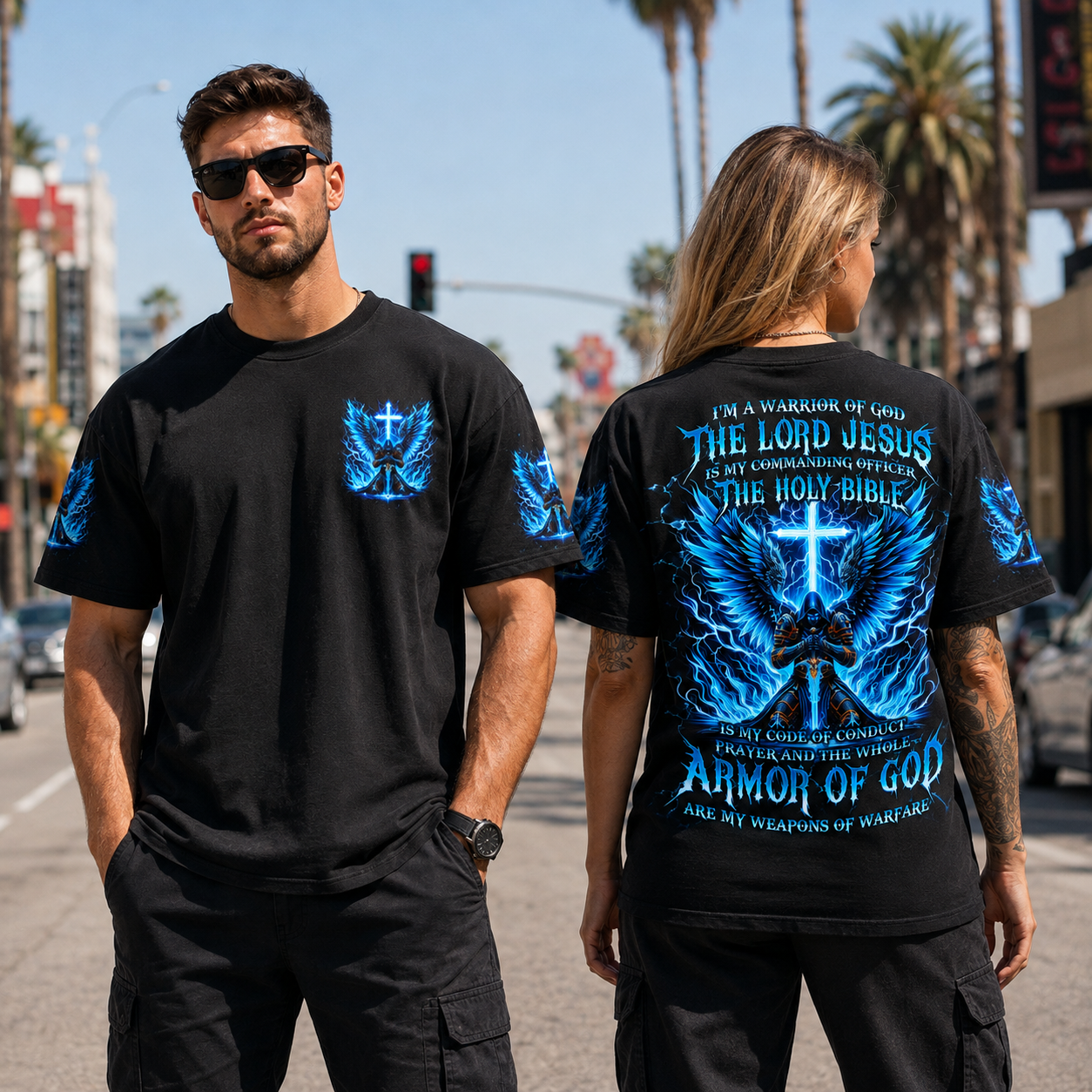 I'm A Warrior Of God Men's All Over Print Shirt 