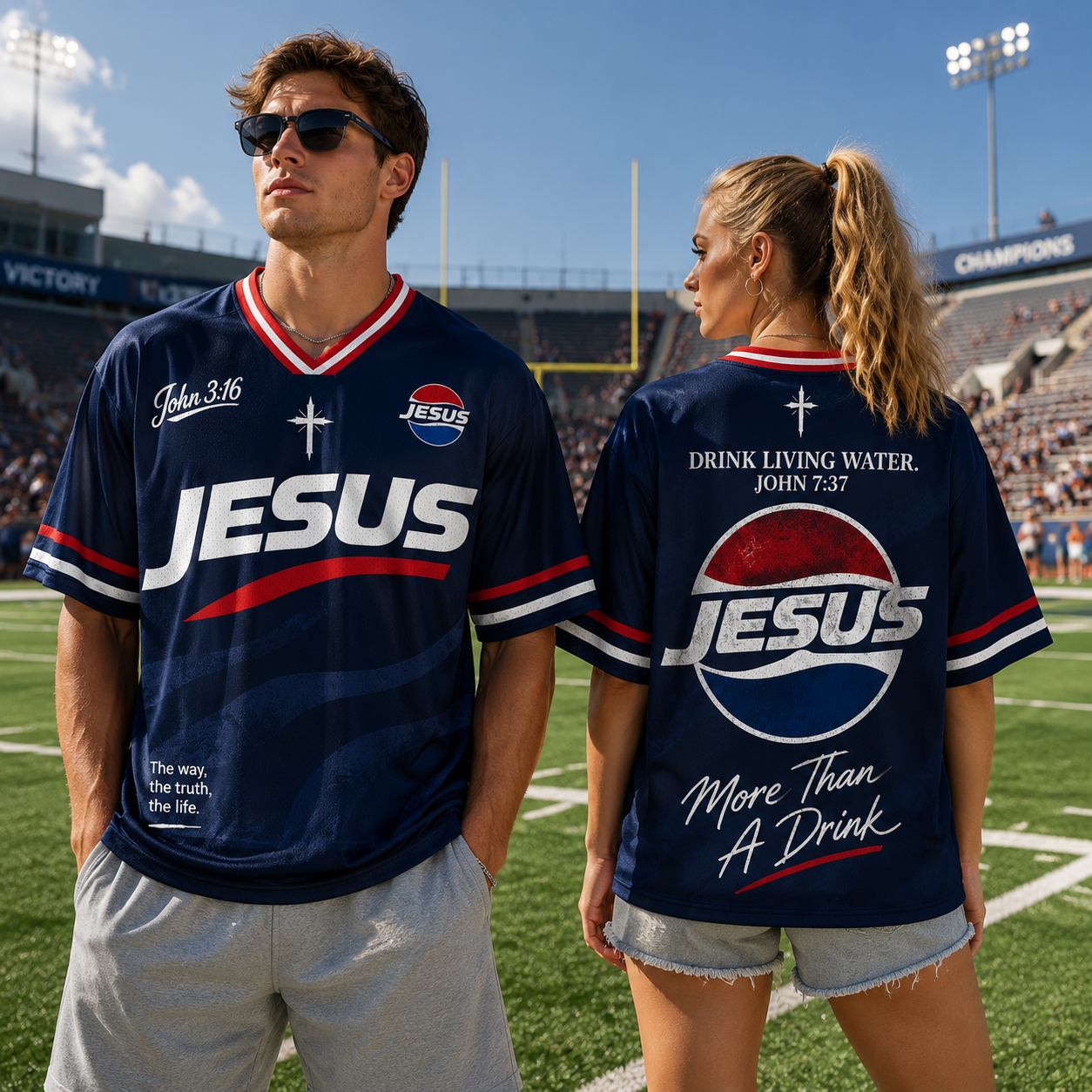 Jesus Christian Mesh Jersey