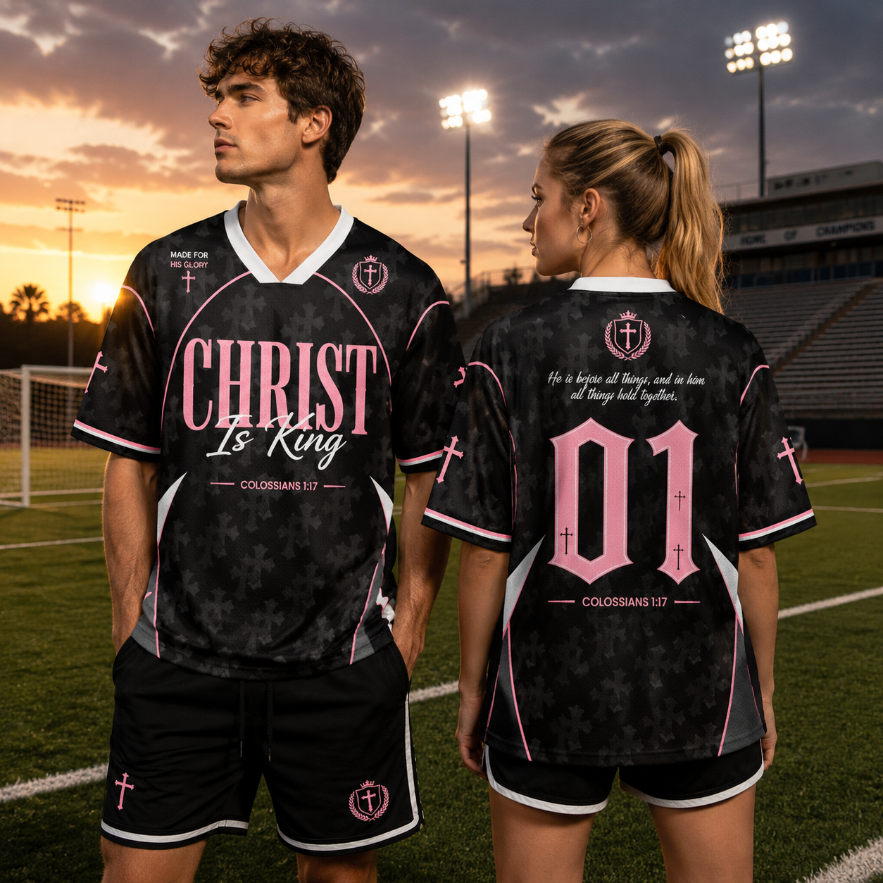 Christ Is King Christian Mesh Jersey