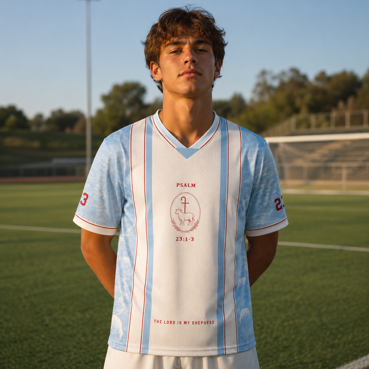 The Lord Is My Shepherd Christian Mesh Jersey
