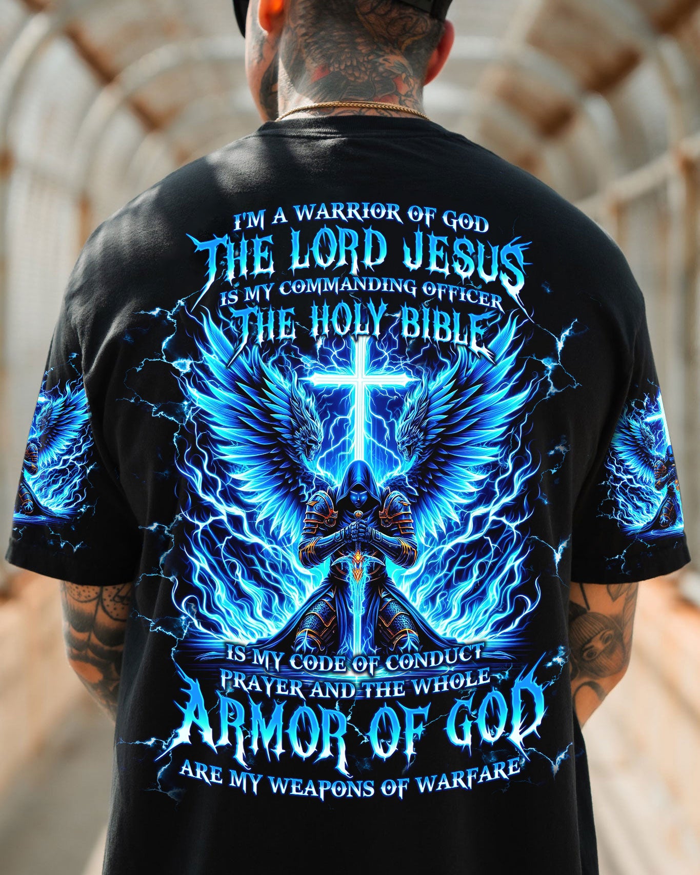 I'm A Warrior Of God Men's All Over Print Shirt - Tlno1505244