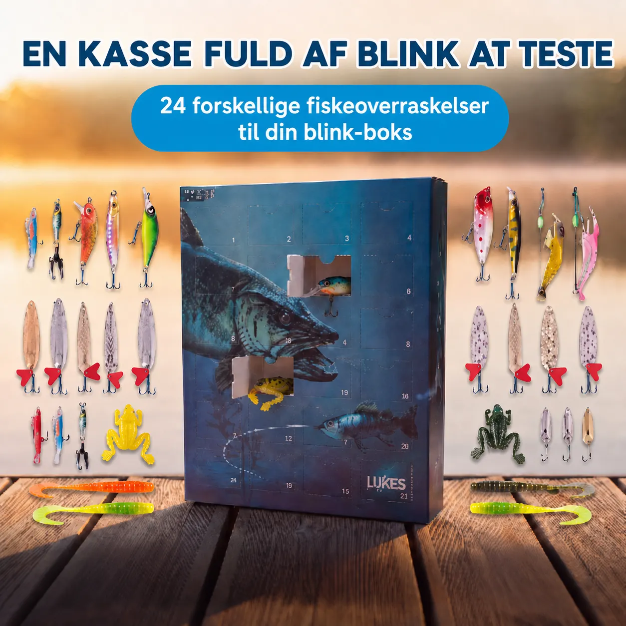 Fishing advent calendar gift for anglers