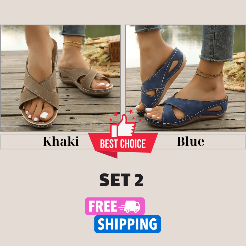 🔥Trending Now: Women's Thick Sole Platform Slippers – Light & Airy Comfort