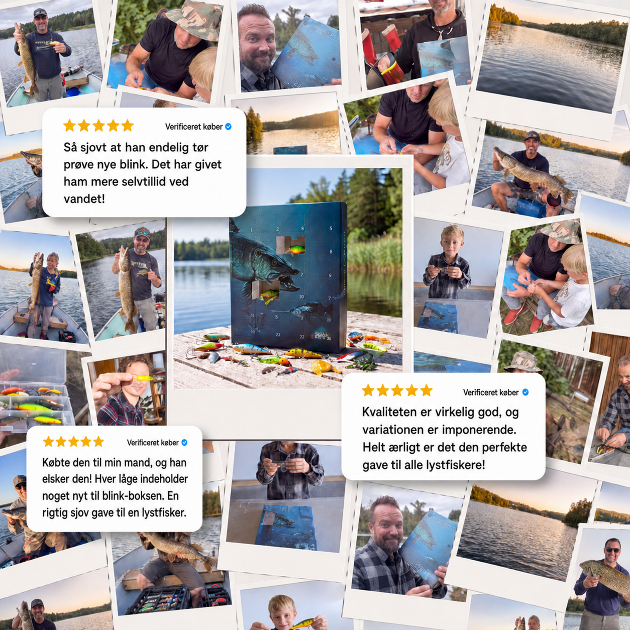 24 Day Fishing Lure Advent Calendar