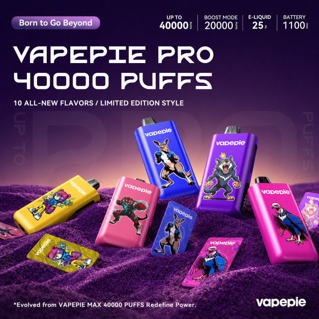 VAPEPIE Pro 40000 Puffs【All-New Animal-Inspired Design】