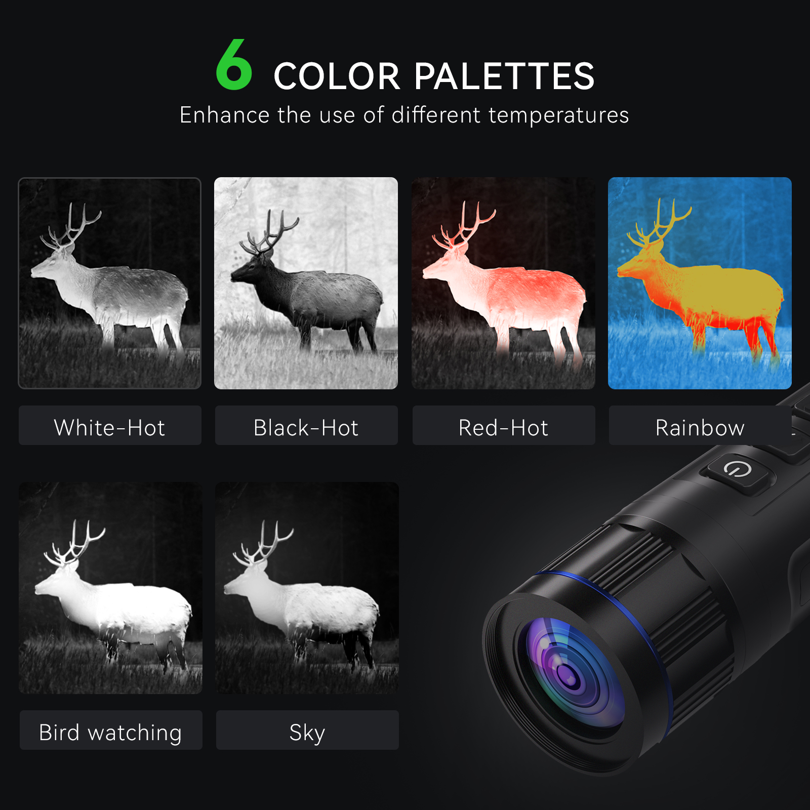 Handheld 640*512 Thermal Monocular Sight 640x512 Resolution 15/19/25mm Focal Length Night Vision Thermal Monocular Scope