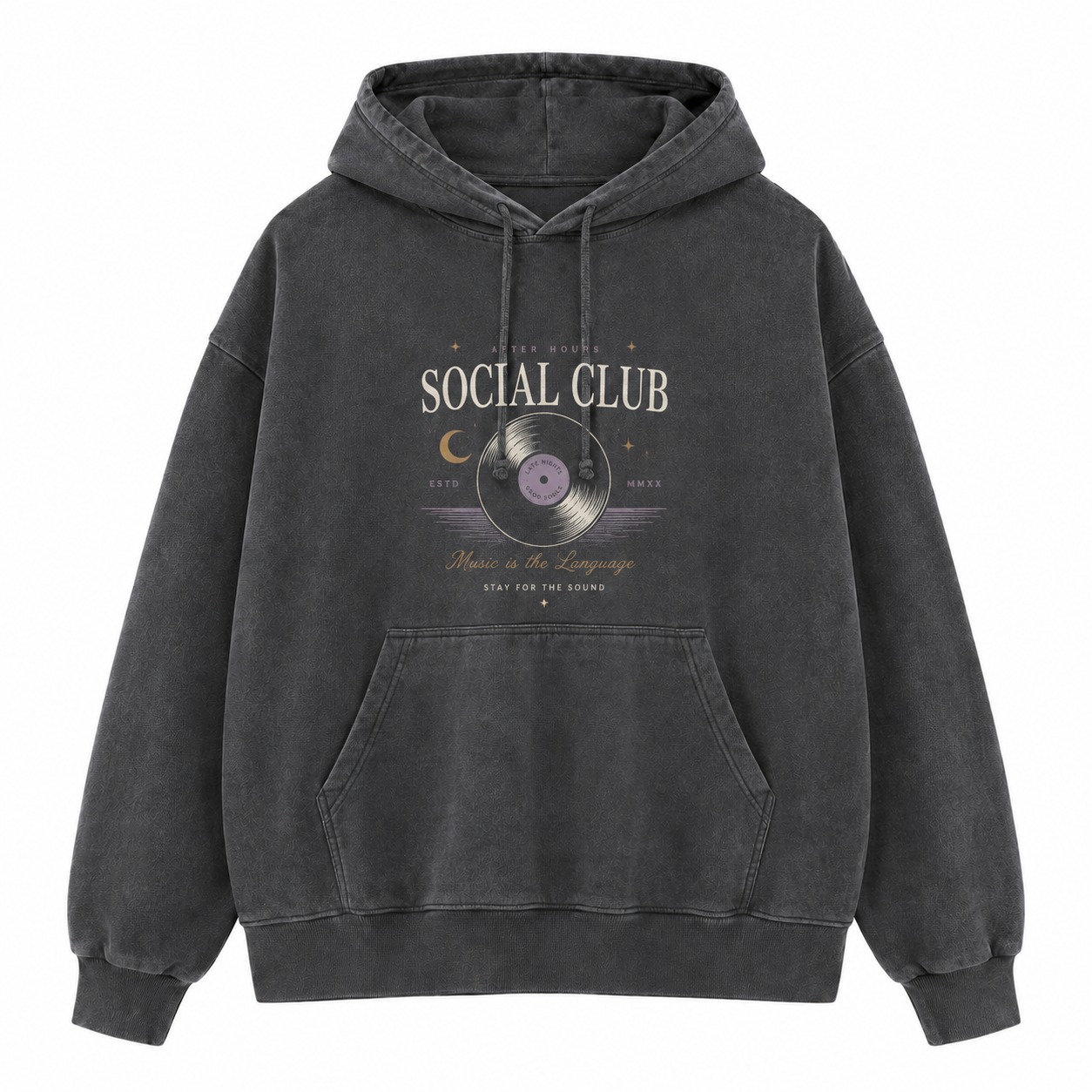 After Hours Social Club Washed Hoodie