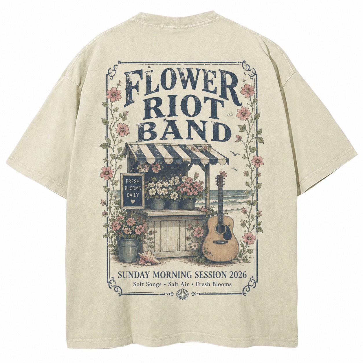 Flower Riot Band Graphic Tee