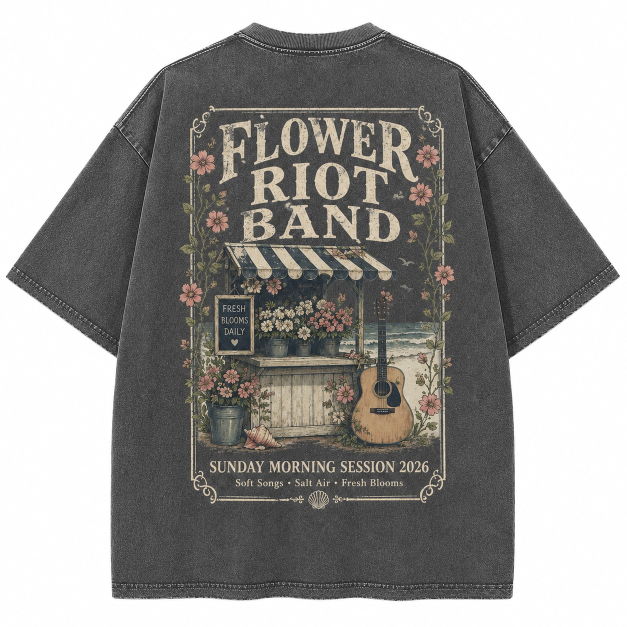 Flower Riot Band Graphic Tee