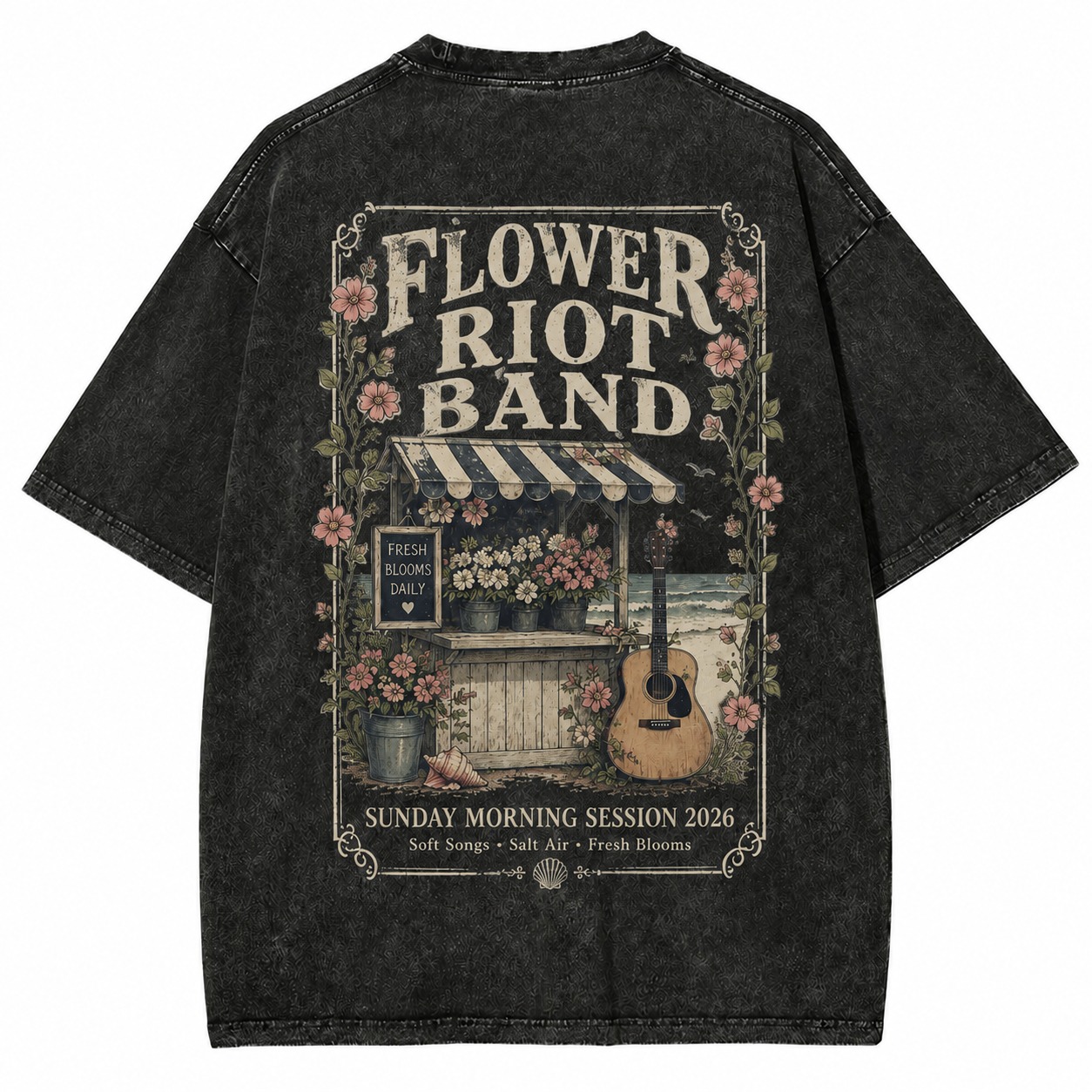 Flower Riot Band Graphic Tee