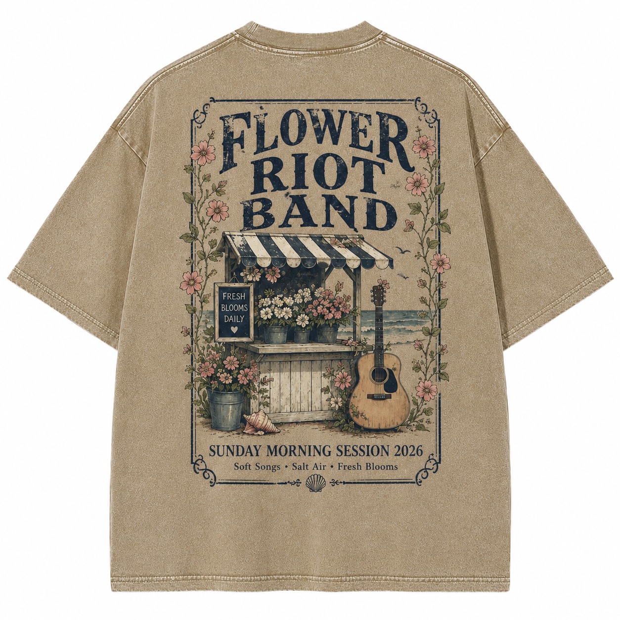 Flower Riot Band Graphic Tee