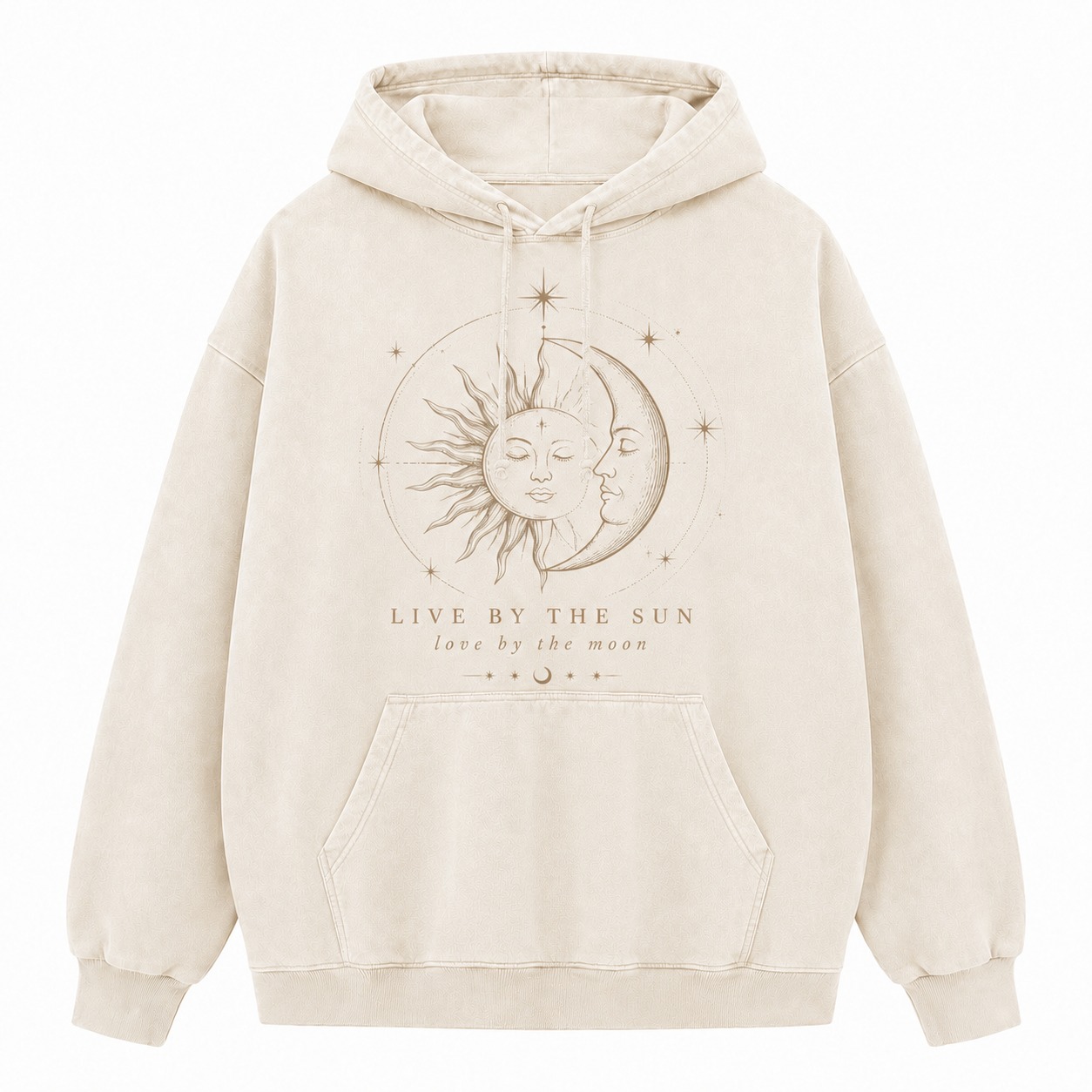 Live By The Sun Love By The Moon Washed Hoodie