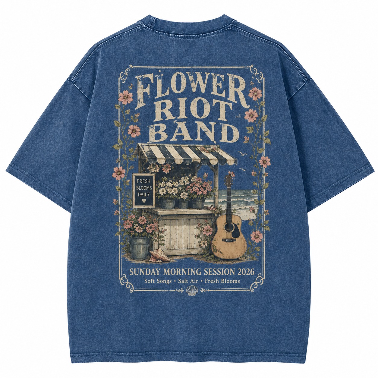 Flower Riot Band Graphic Tee