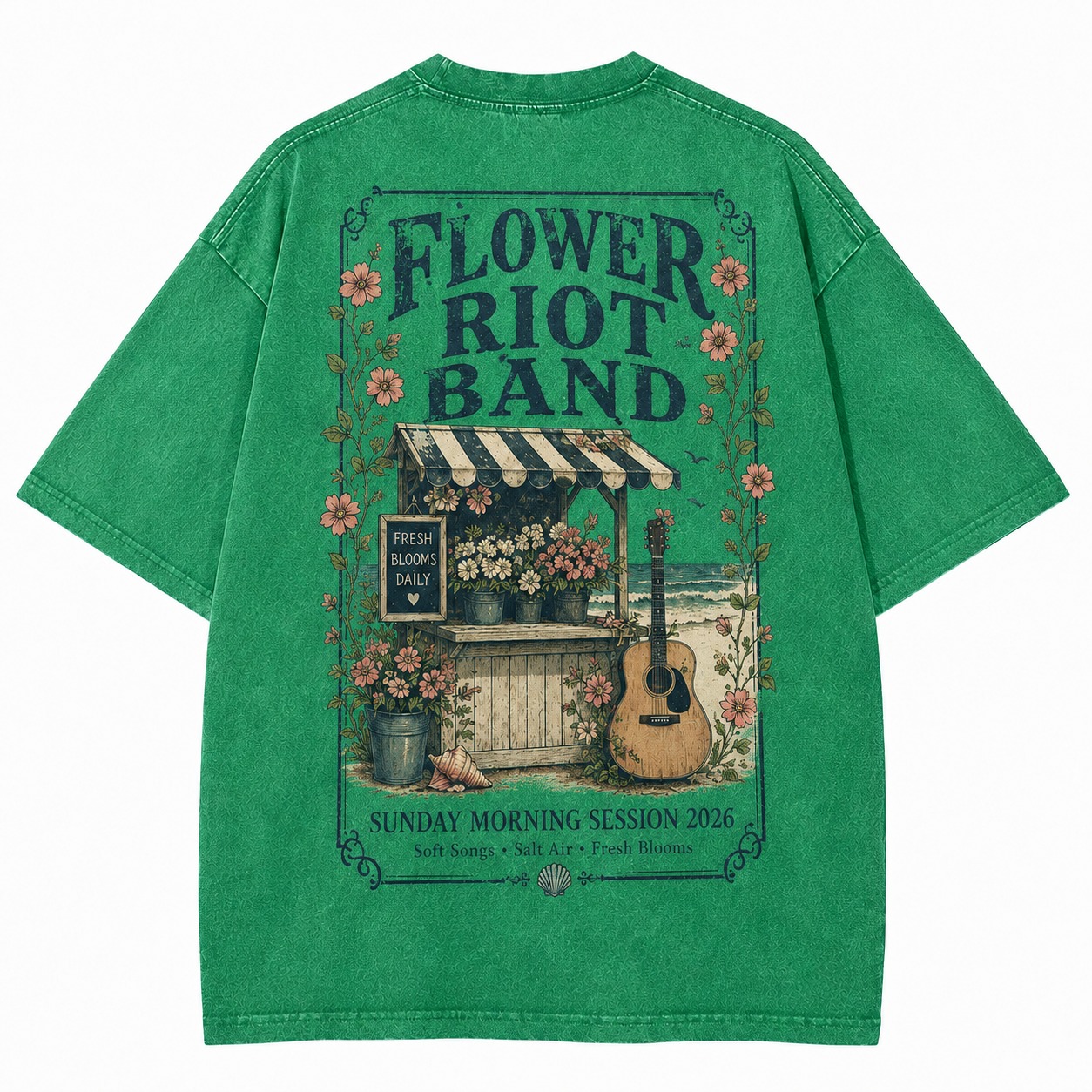 Flower Riot Band Graphic Tee