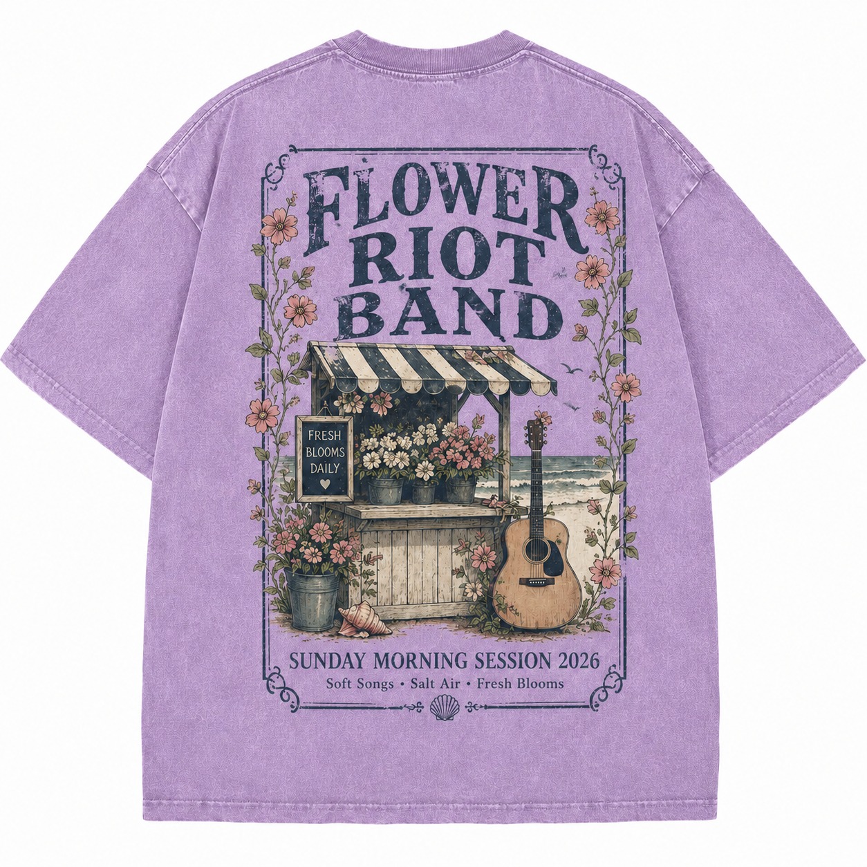 Flower Riot Band Graphic Tee