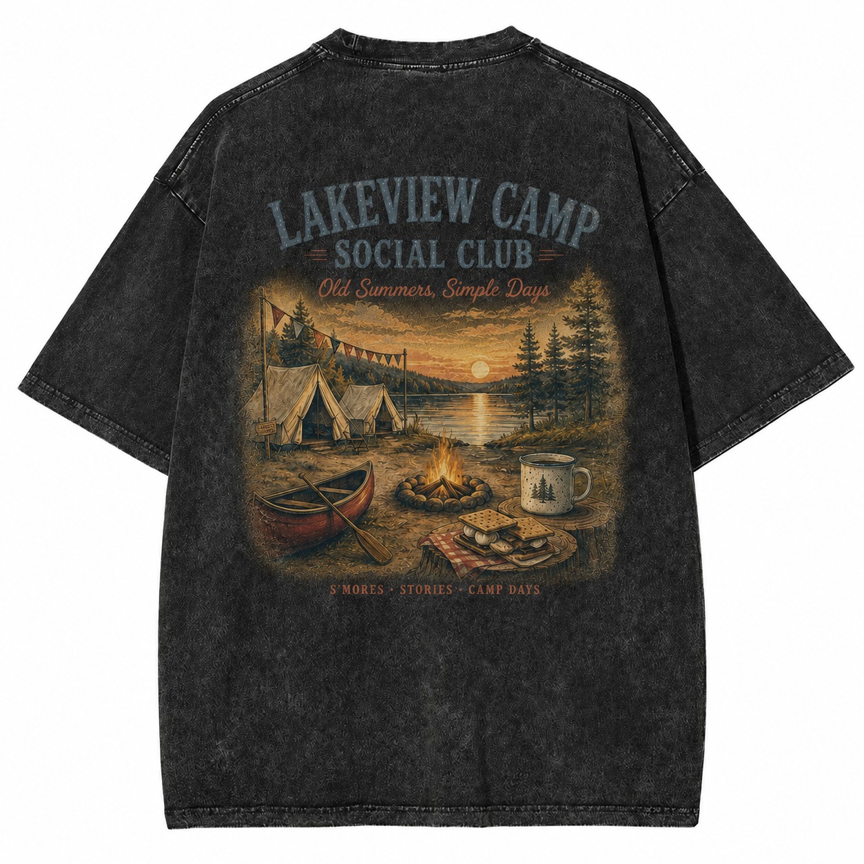 Lakeview Camp Social Club Tee