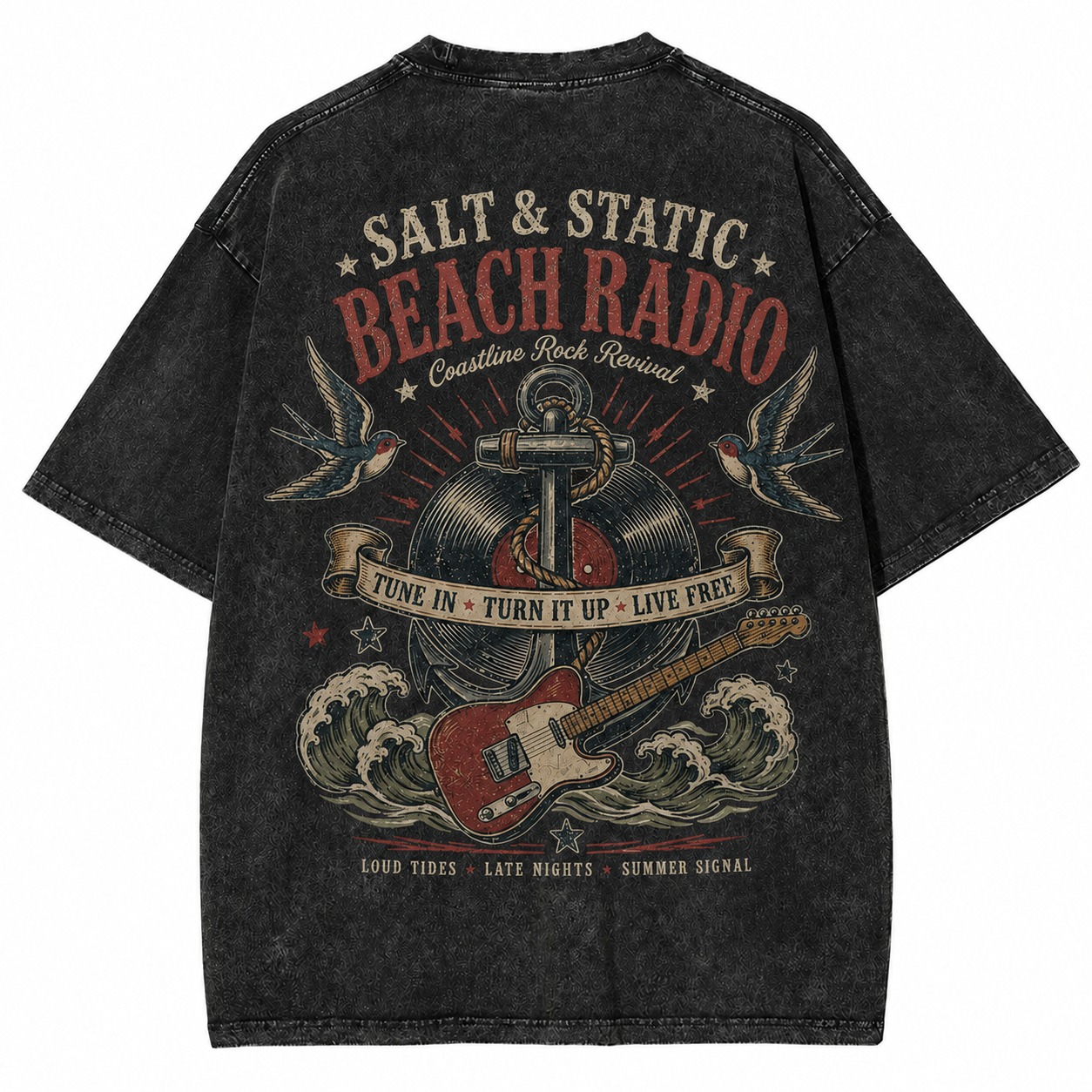 Salt & Static Beach Radio Tee