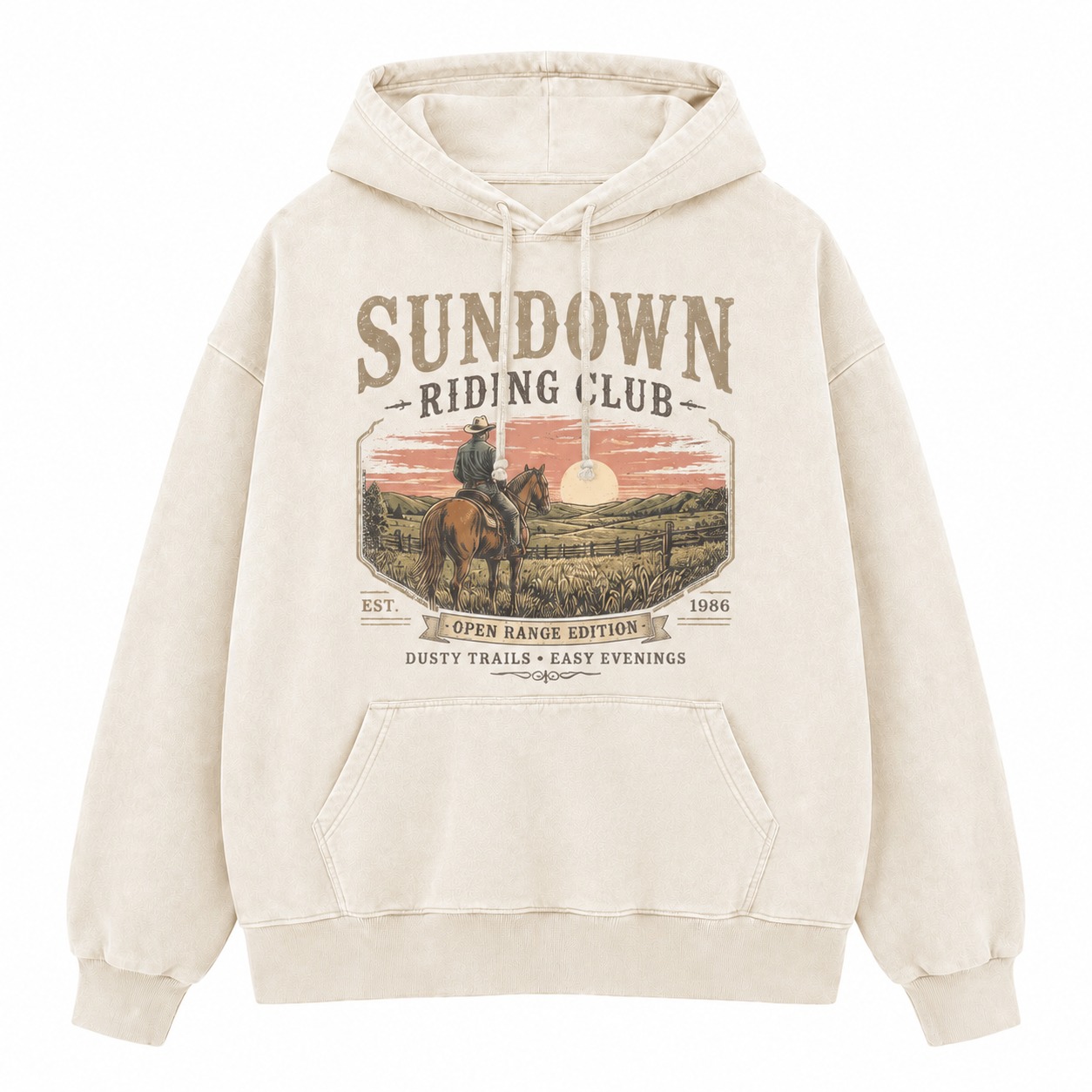 Sundown Riding Club Washed Hoodie