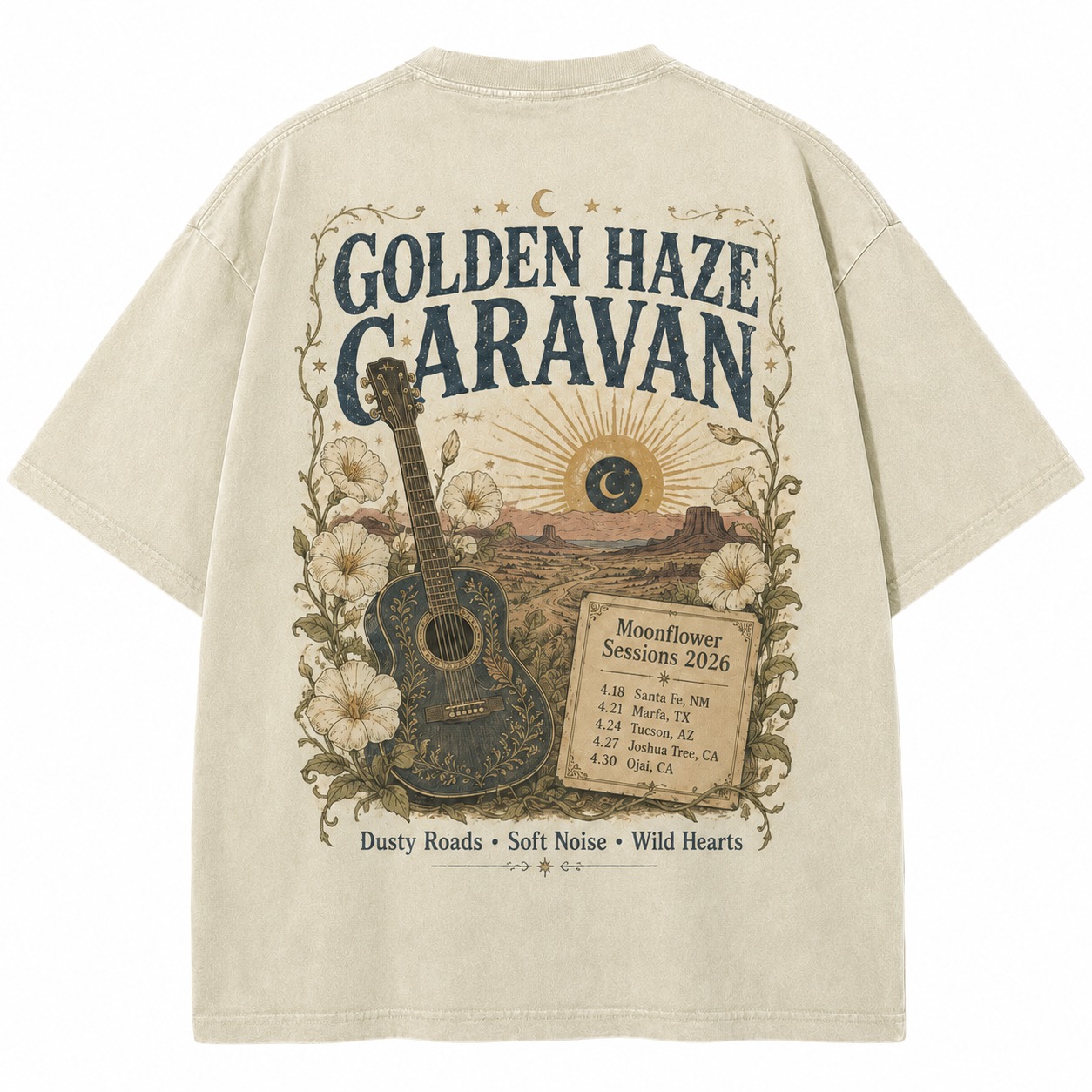 Golden Haze Caravan Graphic Tee