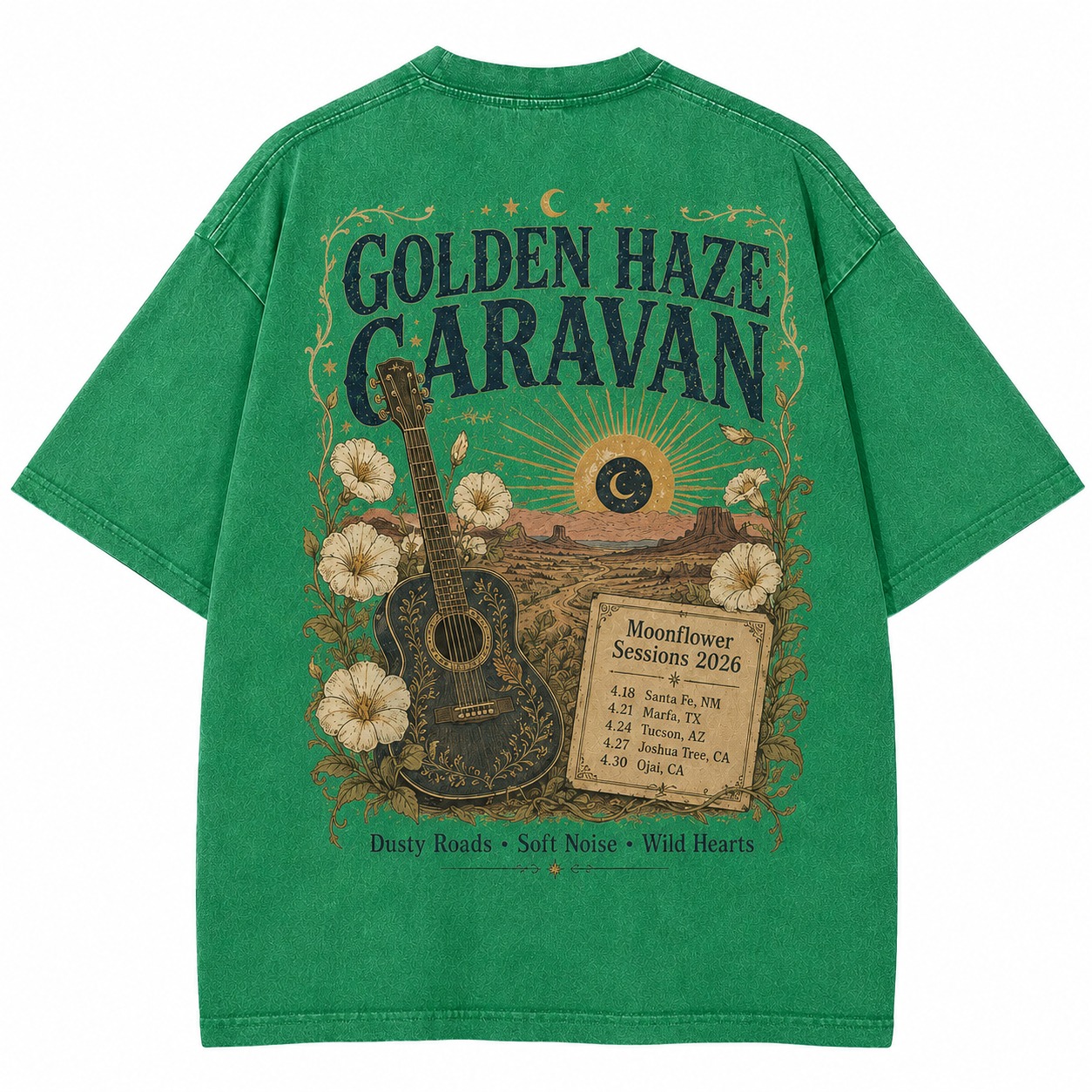 Golden Haze Caravan Graphic Tee