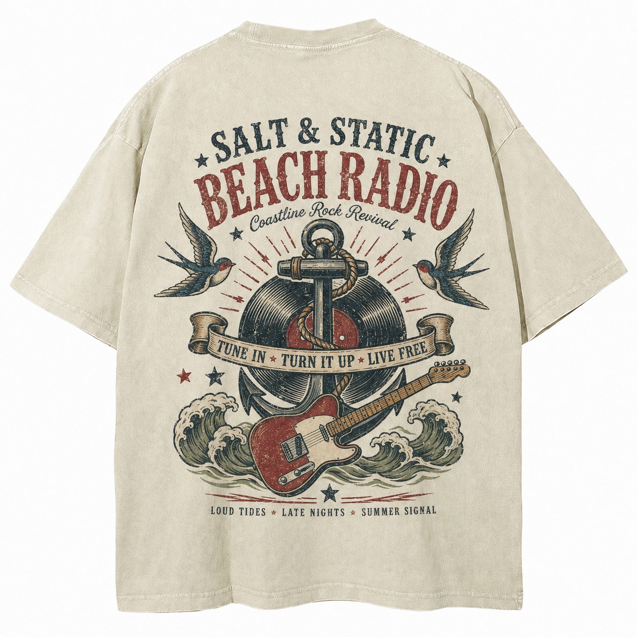 Salt & Static Beach Radio Tee