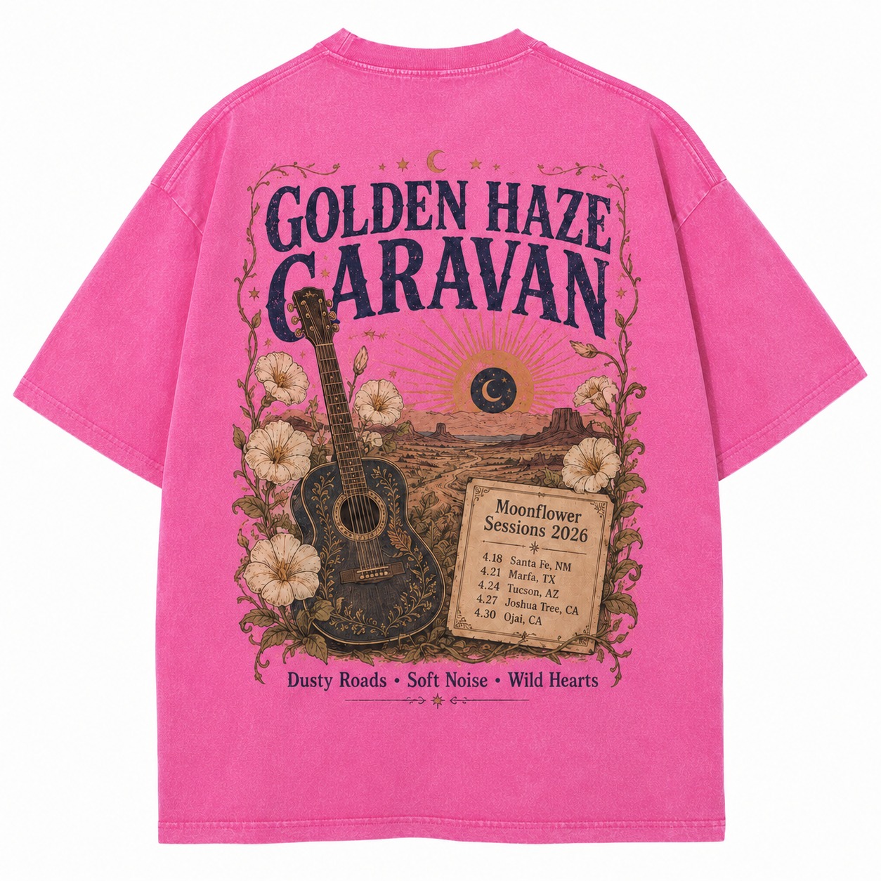 Golden Haze Caravan Graphic Tee