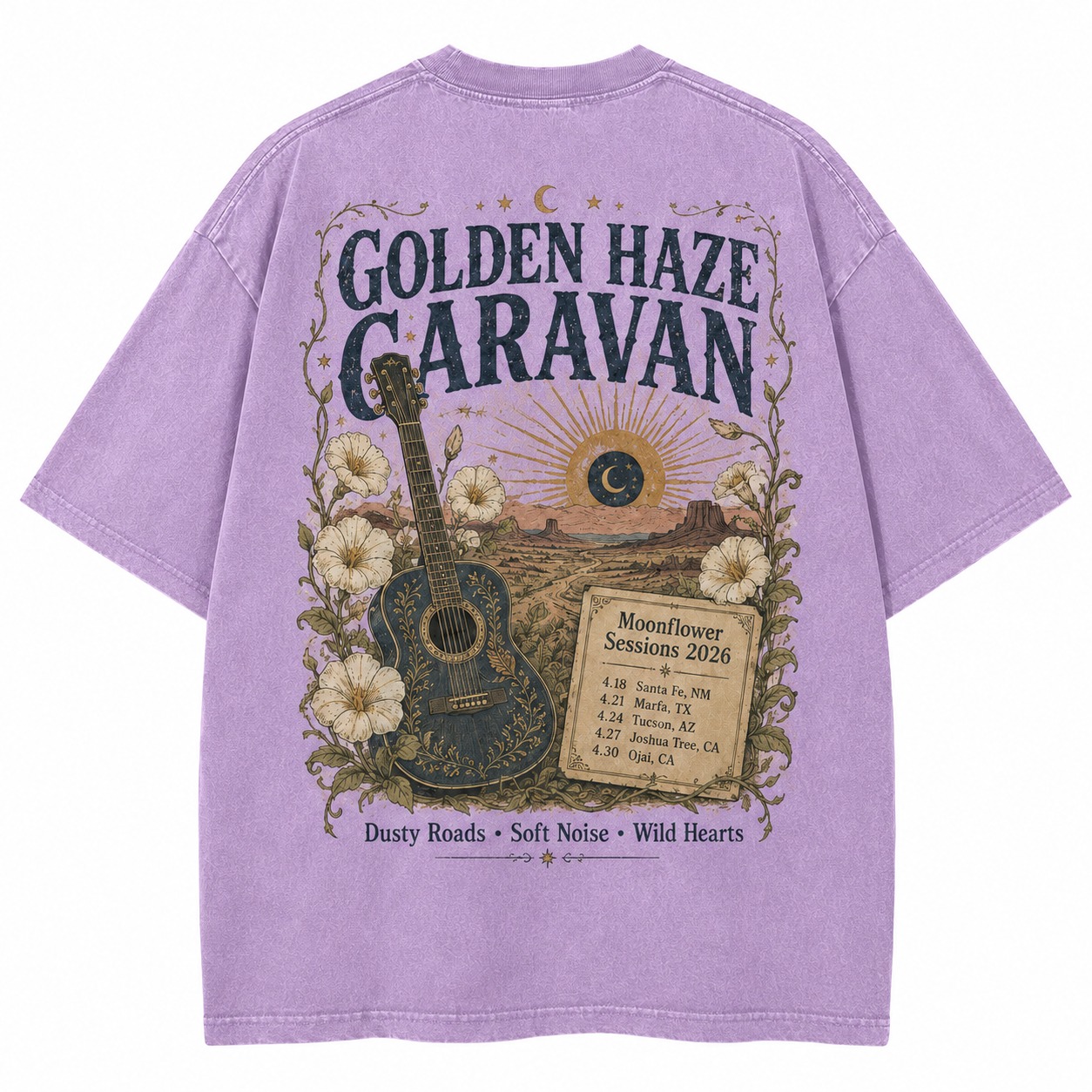 Golden Haze Caravan Graphic Tee