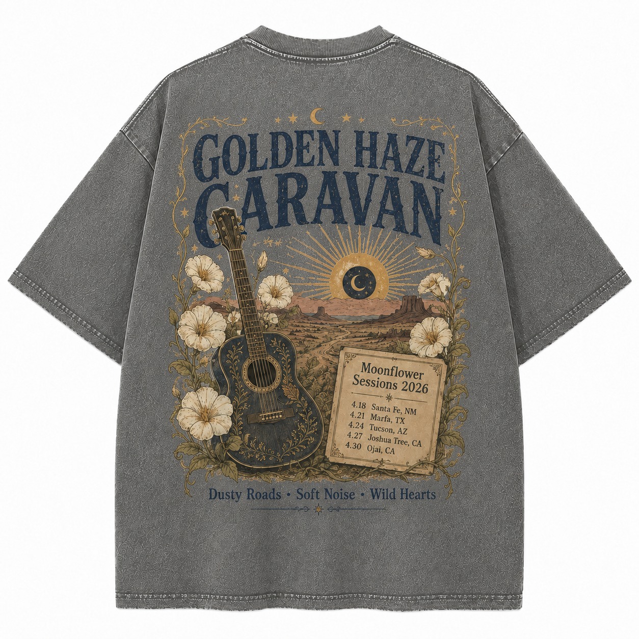 Golden Haze Caravan Graphic Tee