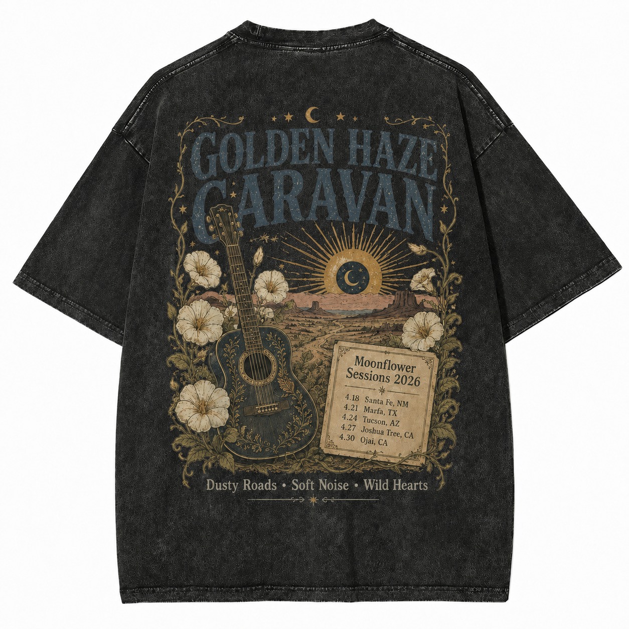 Golden Haze Caravan Graphic Tee
